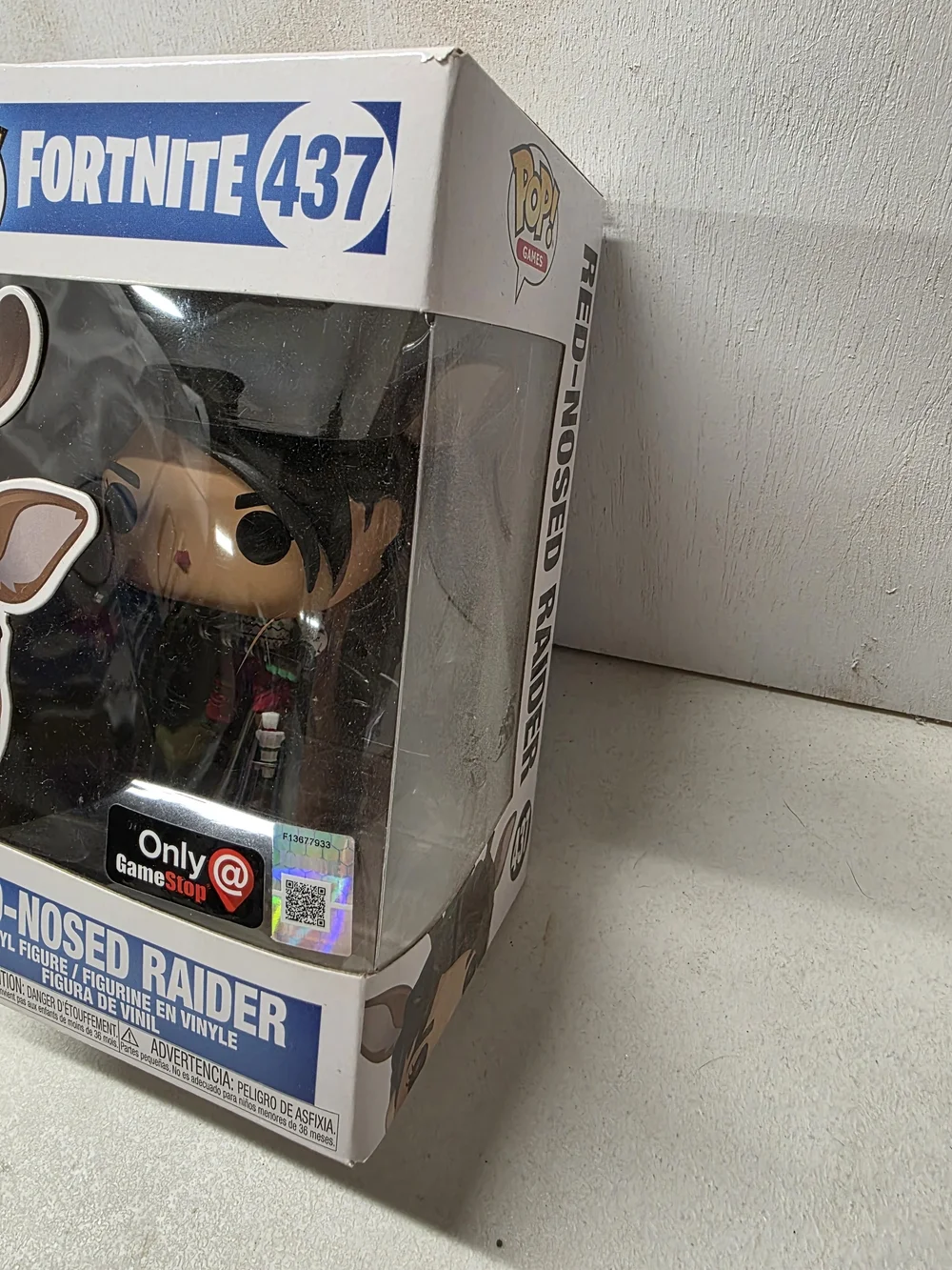 Funko Pop Fortnite Red-Nosed Raider #437 GameStop Exclusive 2018 Vaulted